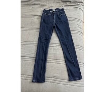 Apparel Collection Straight Leg Jeans Women's Size 6-R Dark Wash Blue